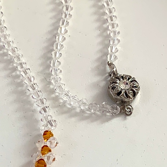 Handmade Swarovski Crystal princess necklace - Picture 6 of 6